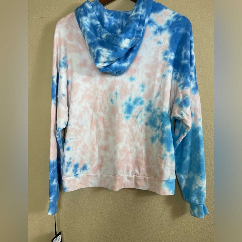 NWT Michael Lauren tie dyed hoodie size oversized XS - Picture 3 of 6